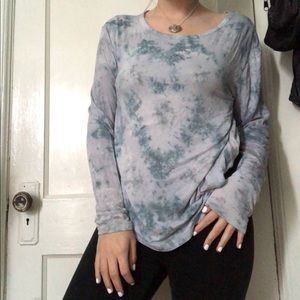 A soft long sleeve tie dye shirt